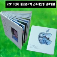 22P 6인치 유치원 초등학교 학급앨범 셀프접착식 스튜디오형 DIY 압축앨범 접착앨범